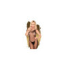 Bodystocking ouvert à l'entrejambe Noir Fancy dope 
